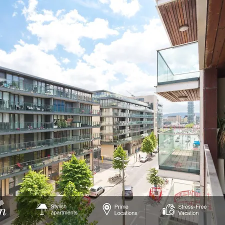 Sweet Central Riverside Apartment Dublin